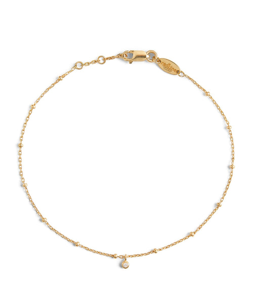 REDLINE Yellow Gold and Diamond Honoree Bracelet | 紅繩 手鏈 (金色) - LondonKelly 英國名牌代購