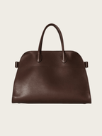 THE ROW Soft Margaux 15 Bag Smooth Leather(Brown) - LONDONKELLY 英國名牌代購