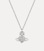 VIVIENNE WESTWOOD Agnatha Bas Relief Pendant Necklace | 西太后 頸鏈 (銀色) - LondonKelly 英國名牌代購