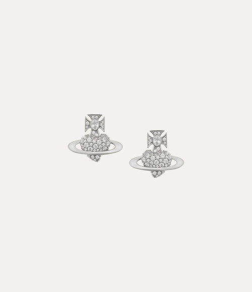 VIVIENNE WESTWOOD Agnatha Earrings | 西太后 耳環 (銀色) - LondonKelly 英國名牌代購