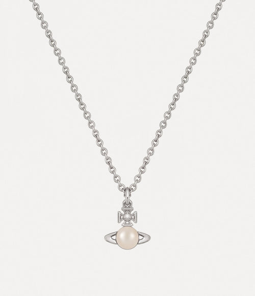 VIVIENNE WESTWOOD Balbina Pendant Necklace | 西太后 珍珠頸鏈 (銀色) - LondonKelly 英國名牌代購