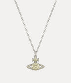 VIVIENNE WESTWOOD Ismene Pendant Necklace | 西太后 頸鏈 (銀色/黃色) - LondonKelly 英國名牌代購