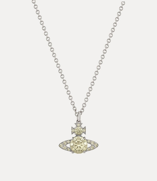 VIVIENNE WESTWOOD Ismene Pendant Necklace | 西太后 頸鏈 (銀色/黃色) - LondonKelly 英國名牌代購