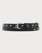 VIVIENNE WESTWOOD Mini Alex Orb Stud Belt | 西太后 鉚釘皮帶 (黑色) - LONDONKELLY 英國名牌代購