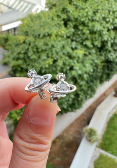 VIVIENNE WESTWOOD Nano Solitaire Earrings | 西太后 耳環 (多色) - LondonKelly 英國名牌代購