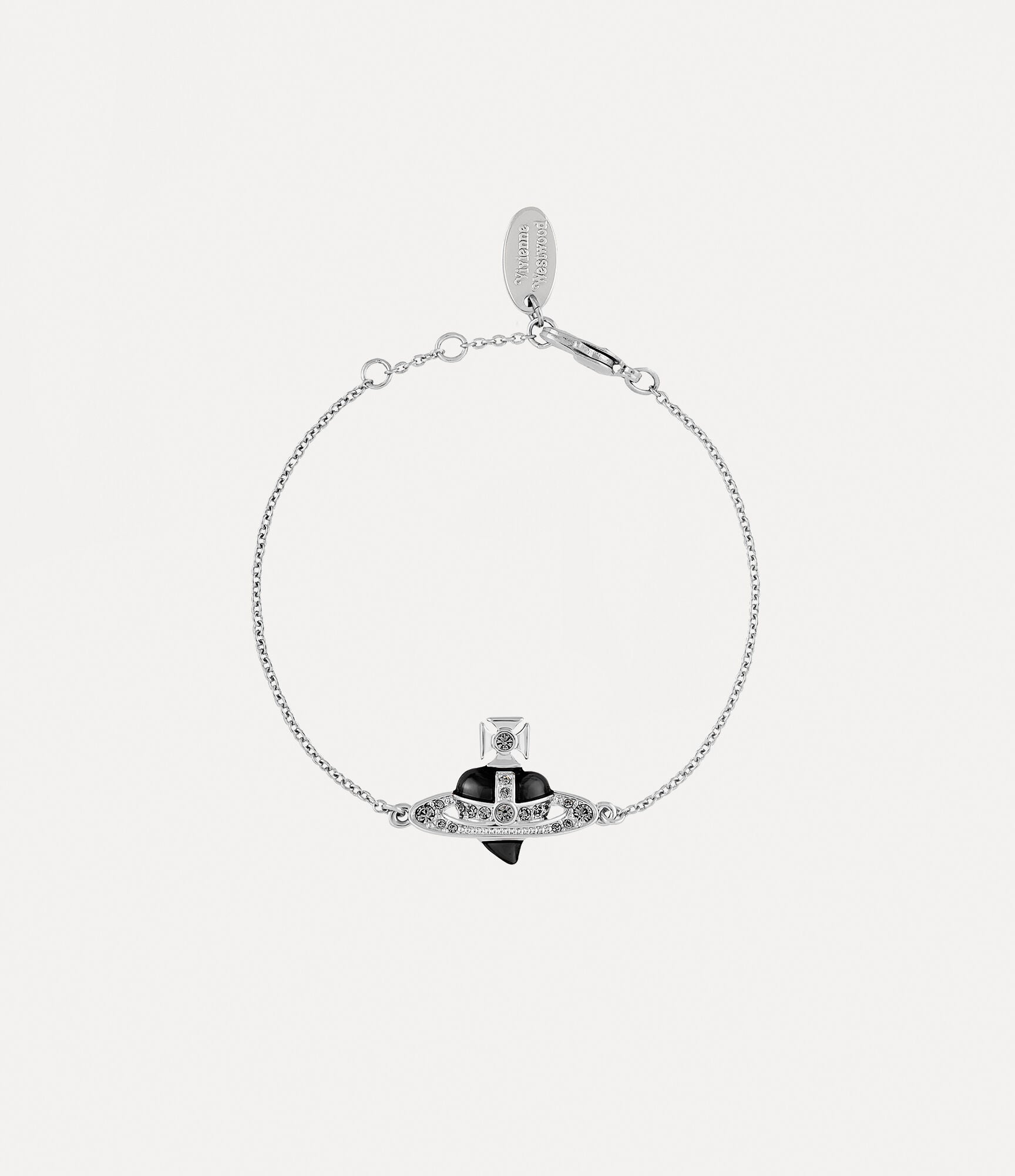 VIVIENNE WESTWOOD New Diamante Heart Bracelet | VIVIENNE