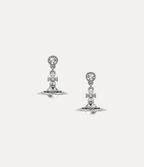 VIVIENNE WESTWOOD New Petite Orb Earrings | 西太后 耳環 (銀色) - LondonKelly 英國名牌代購