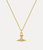 VIVIENNE WESTWOOD New Petite Orb Pendant Necklace | 西太后 頸鏈 (金色/粉色) - LondonKelly 英國名牌代購