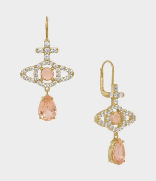 VIVIENNE WESTWOOD Olympia Drop Earrings | 西太后 耳環 (金色) - LONDONKELLY 英國名牌代購