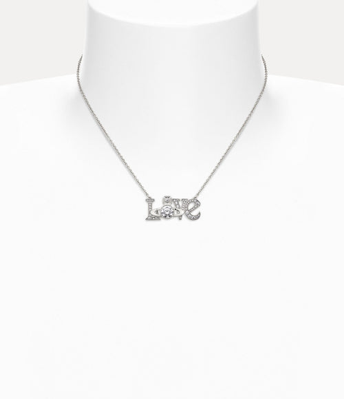 VIVIENNE WESTWOOD Roderico Pendant Necklace | 西太后 頸鏈 (銀色) - LondonKelly 英國名牌代購