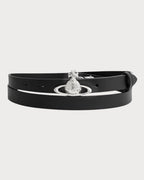 VIVIENNE WESTWOOD Small Orb Buckle Belt | 西太后 皮帶 (黑色) - LONDONKELLY 英國名牌代購
