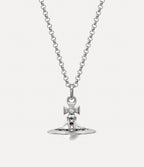 VIVIENNE WESTWOOD Tiny Orb Pendant Necklace | 西太后 3D立體頸鏈 (銀色) - LondonKelly 英國名牌代購