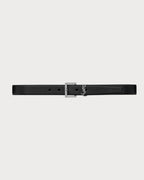 YSL SAINT Laurent Cassandre Belt with Square Buckle | 圣罗兰 皮带 (3CM/黑色) - LONDONKELLY 英国名牌代购