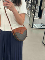 YSL SAINT LAURENT Monogramme Coeur Crossbody Bag(Tan) - LONDONKELLY 英國名牌代購