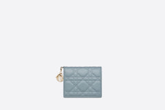 CHRISTIAN DIOR Mini Lady Dior Wallet | 迪奧 銀包 (Cloud Blue)