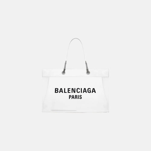 [2023 新款] BALENCIAGA Duty Free Large Tote Bag | 巴黎世家 手袋 (White)