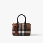 BURBERRY Check Mini Bowling Bag | 博柏利 保齡球袋 (迷你/深啡色)