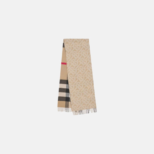 Burberry Reversible Cashmere Scarf | 博柏利 雙面頸巾 (Beige)