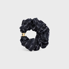 CELINE Scrunchy Rayure Bracelet | 賽琳 髮圈 (Black)