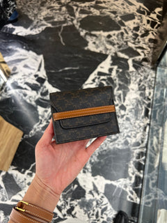 CELINE Business Card Holder | 賽琳 卡片套 (啡色老花)