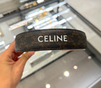 CELINE Triomphe Canvas Headband | 賽琳 髮飾 (啡色)