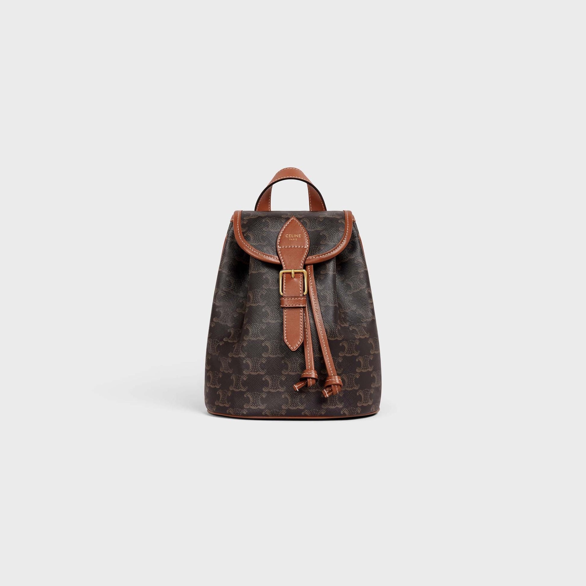 celine leather backpack