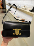 CELINE Triomphe Shoulder Bag | 賽琳 手袋 (黑色)