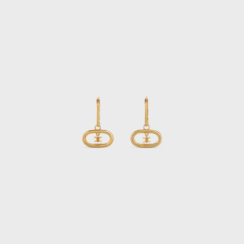 CELINE Triomphe Mobile Earrings | 賽琳 耳環 (金色)