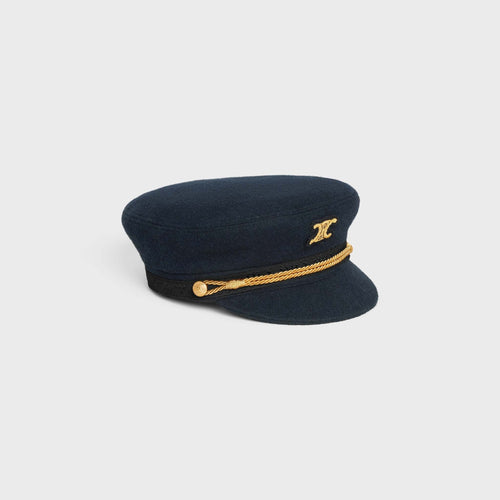 CELINE Triomphe Sailor Cap | 賽琳 水手帽 (藍色)