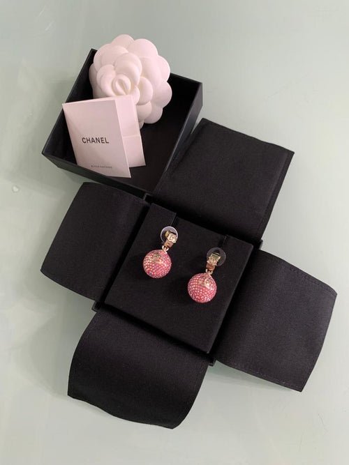 CHANEL 22A Pink Earrings | 香奈兒 耳環 (粉紅色)