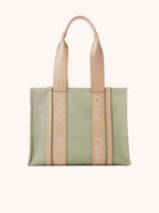 CHLOE Medium Woody Tote Bag | 蔻依 手提袋 (Green)