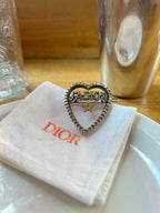 CHRISTIAN DIOR Heart JaDior Hair Clip | 迪奧 髮夾 (金色) - LONDONKELLY