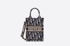 CHRISTIAN DIOR Mini Book Tote Phone Bag | 迪奧 迷你手機袋 (藍色老花) - LondonKelly 英國名牌代購