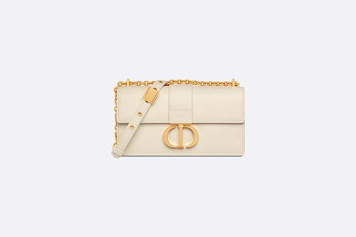 CHRISTIAN DIOR 30 Montaigne Bag with Chain | 迪奧 30蒙田手袋連鏈帶 (White)