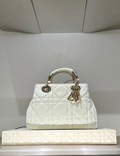 [2023 新款] CHRISTIAN DIOR 95.22 Lady Dior Small Bag | 迪奧 手袋 (White)