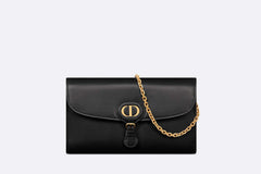 CHRISTIAN DIOR Bobby East-West Pouch With Chain | 迪奧 小袋 (Black)