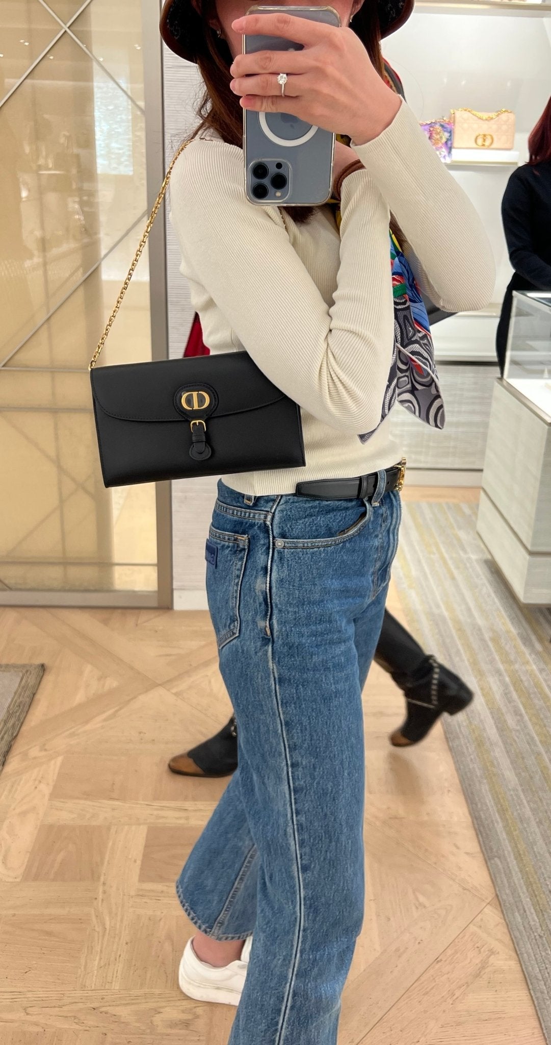 Dior Bobby East-West Pouch with Chain