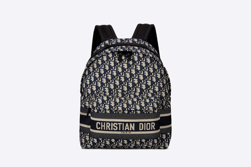 CHRISTIAN DIOR Diortravel Backpack | 迪奧 背囊 (藍色老花)