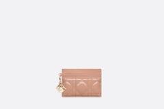 CHRISTIAN DIOR Lady Dior 5-Slot Card Holder | 迪奧 卡套 (Pink)