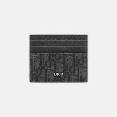 CHRISTIAN DIOR Men's Essential Card Holder | 迪奧 男仕卡套 (Black)