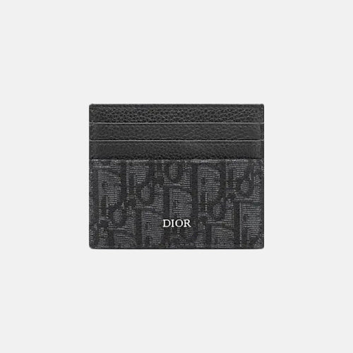 CHRISTIAN DIOR Men's Essential Card Holder | 迪奧 男仕卡套 (Black)