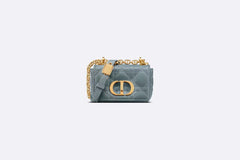 CHRISTIAN DIOR Micro Caro Bag | 迪奧 微型手袋 (Cloud Blue)