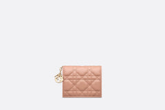 CHRISTIAN DIOR Mini Lady Dior Wallet | 迪奧 銀包 (Rose)