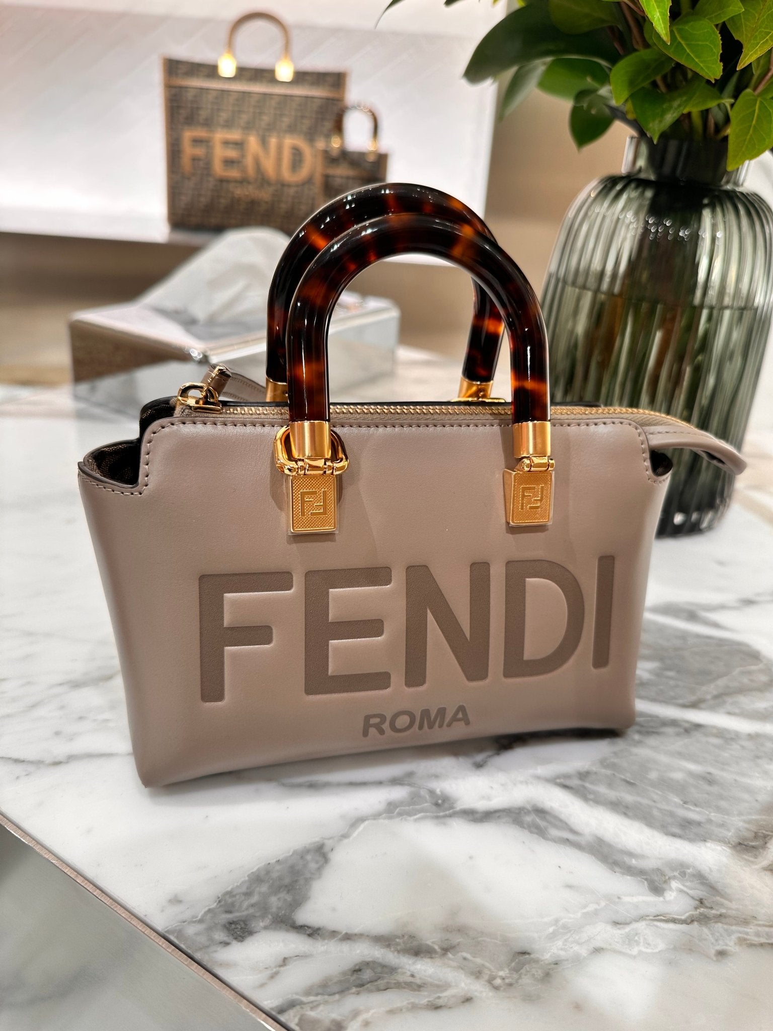 FENDI By The Way Mini Boston Bag Fendi Handbag Mini Multicolor