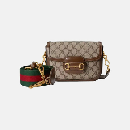 GUCCI Horsebit 1955 Mini Bag | 古馳 手袋 (啡色)