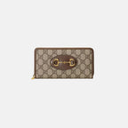 GUCCI Horsebit 1955 Zip Around Wallet | 古馳 長銀包 (啡色)