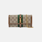 GUCCI Jackie 1961 Chain Wallet | 古馳 銀包連鏈帶 (啡色)