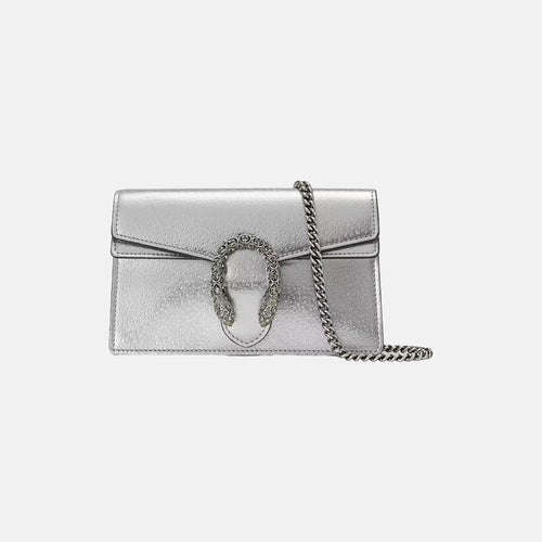 GUCCI Dionysus Super Mini Bag | 古馳 手袋 (迷你/Silver)