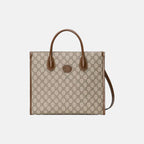 GUCCI GG Canvas Small Tote Bag | 古馳 手提袋 (細碼/Tan)