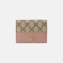 GUCCI GG Marmont Card Case Wallet | 古馳 卡套銀包 (Pink)